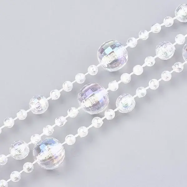Plastic Beaded Trim Garland Strand