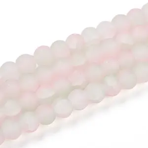 Crackle Glass Beads Strands