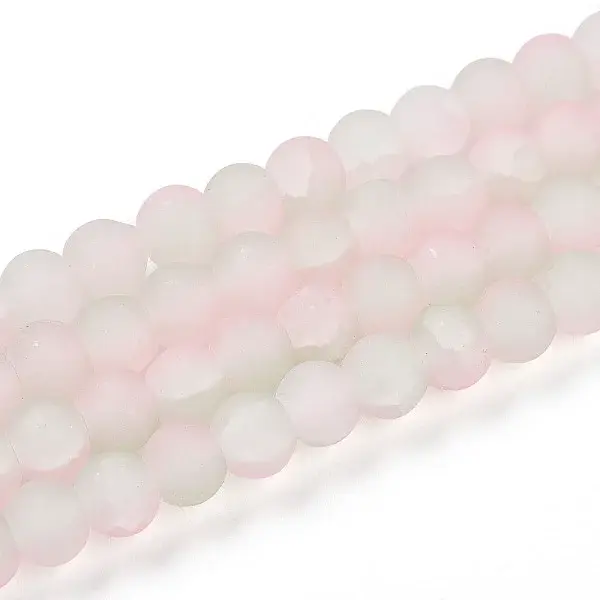 Crackle Glass Beads Strands