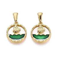 304 Stainless Steel & Enamel Pendants