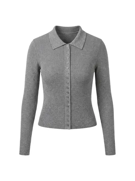studioselect Kardigán 'Luna'  sivá melírovaná