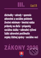 Zákony 2026 III/B – Sociálne zabezpečenie a príspevky - kniha z kategorie Právo