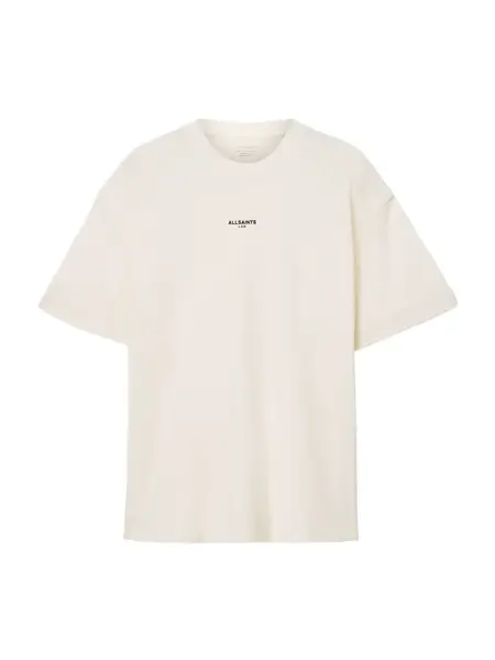 AllSaints Tričko  čierna / prírodná biela