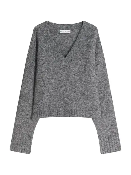Bershka Sveter  tmavosivá