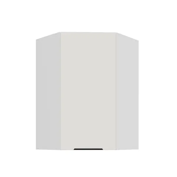 Horní rohová skříňka Aria 60x60 GN-90 1F (45°) Barva korpusu: Bílá, Barva dvířek: WH - Crystal white AFM
