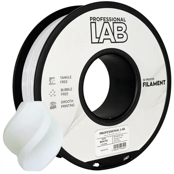 Professional Lab FG-P27-E1, 3D filament, PETG, 1,75mm, 1000g, Bílý (White)