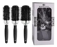 Dárková sada kulatých kartáčů na vlasy Olivia Garden Eclipse Nanothermic Thermal + dárek zdarma