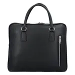 Dámska kožená business taška čierna - Delami Gabris