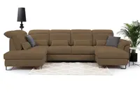 Sedací souprava Giovani do U - látka Wind Provedení: Pravá U, Nožičky: Nožičky kovové - chrom, látka: Wind 22