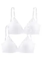 PETITE FLEUR Podprsenka  biela
