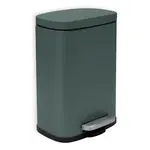 Spirella Spirella pedálový odpadkový kôš akira matná tmavo zelená oceľ 5 l 10.20816