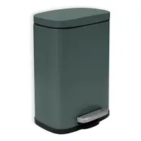 Spirella Spirella pedálový odpadkový kôš akira matná tmavo zelená oceľ 5 l 10.20816