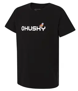 Husky  Tee Birdie K black, 152 Detské bavlnené tričko