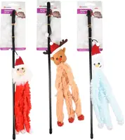 Flamingo vianočné hračka pre mačky - prút 1 ks