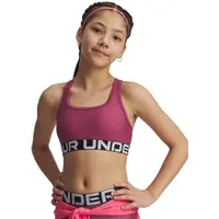 Under Armour CROSSBACK BRA Dievčenská podprsenka, červená, veľkosť XL