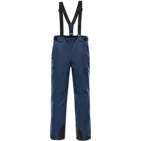 ALPINE PRO EDES 2 Pánske lyžiarske nohavice, tmavo modrá, veľkosť