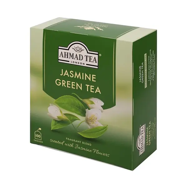 AHMAD TEA Jasmin green tea zelený čaj 100 sáčků