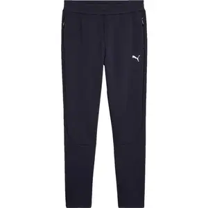 Puma EVOSTRIPE PANTS Pánske tepláky, tmavo modrá, veľkosť
