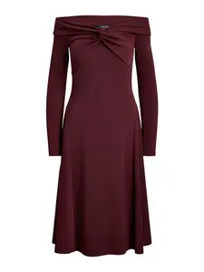 Lauren Ralph Lauren Šaty  tmavočervená