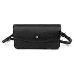 Dámska kožená kabelka na mobil a doklady Hexagona Anee - čierna