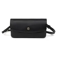 Dámska kožená kabelka na mobil a doklady Hexagona Anee - čierna