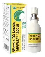 OROFAST Vitamin D3 AXONIA 1000 IU sublinguální sprej 150 dávek 30 ml