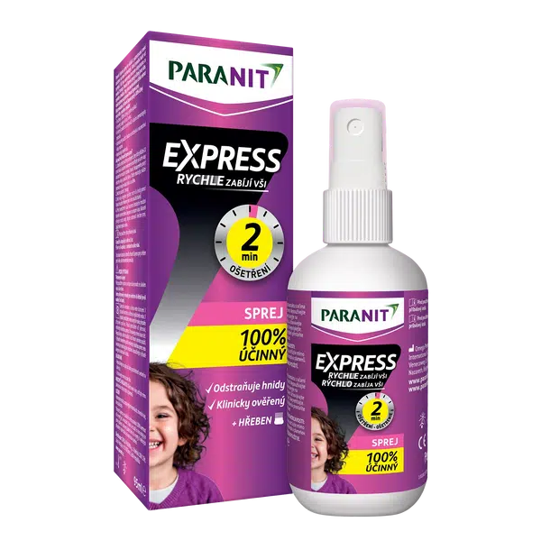 PARANIT Express sprej + hřeben 95 ml