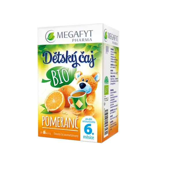 MEGAFYT Dětský čaj pomeranč BIO 20 x 2 g