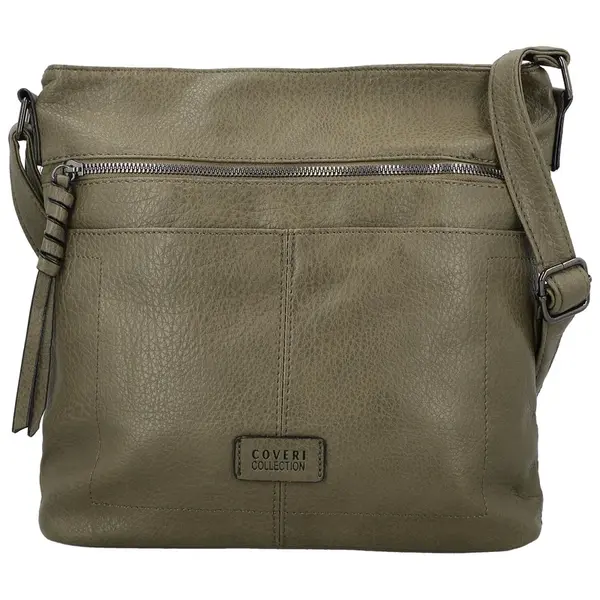 Dámska crossbody kabelka tmavo zelená - Coveri Chantalls new