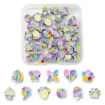 33Pcs 11 Styles CCB Plastic Large Hole Beads