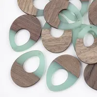 Resin & Walnut Wood Pendants