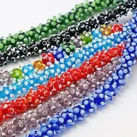 Handmade Bumpy Lampwork Beads Strands