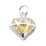 S925 Sterling Silver with Cubic Zirconia Charms