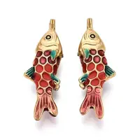 304 Stainless Steel and Enamel Pendants