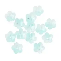 Dyed & Heated Glass Bead Caps