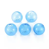 Transparent Handmade Blown Glass Globe Beads