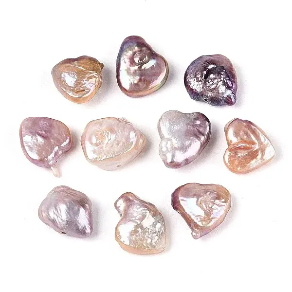 Natural Baroque Keshi Pearl Beads