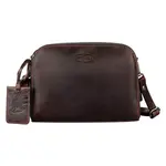 Dámská kožená crossbody kabelka Sparwell Petra - hnědá