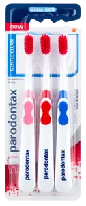PARODONTAX Gentle Clean Triopack Zubní kartáček Extra Soft 3 ks