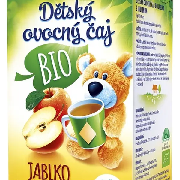 MEGAFYT Dětský ovocný čaj BIO jablko s inulinem 20 x 2 g