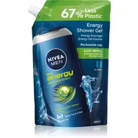 NIVEA MEN Energy sprchový gel pro muže – náhradní náplň 500 ml