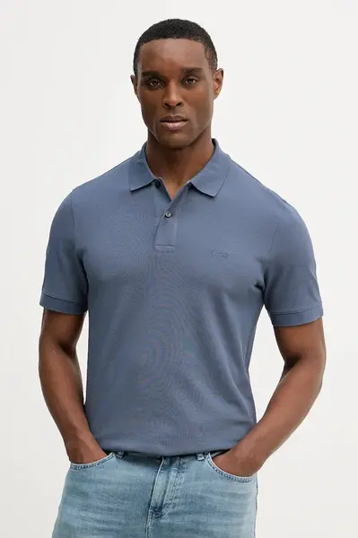 Bavlnené polo tričko BOSS Pallas