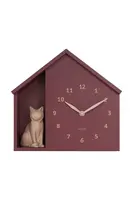 Nástenné hodiny so zvukom Karlsson Siting Cat 26 x 29 cm