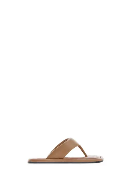 Kožené žabky Mango