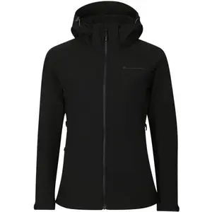 ALPINE PRO HOORA Dámská softshellová bunda, černá, velikost