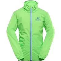 ALPINE PRO SPINO Detská prechodová bunda, svetlo zelená, veľkosť 104-110