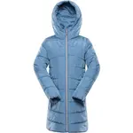 ALPINE PRO EDORO Dětský zimní kabát, modrá, velikost 116-122
