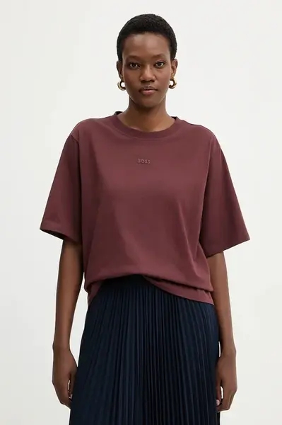 Bavlnené tričko BOSS Orange