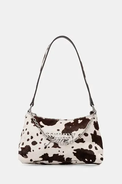 Kožená kabelka Tommy Jeans