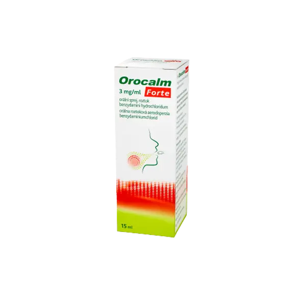 OROCALM Forte 3 mg/ml orální sprej 15 ml